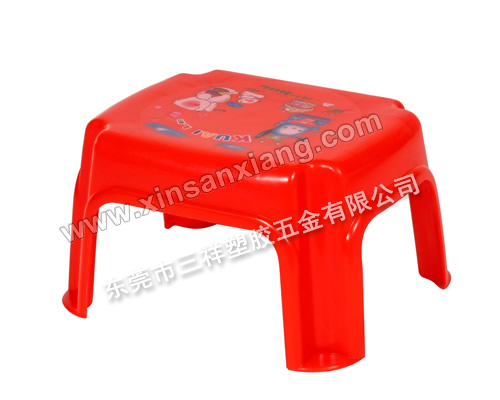 全塑3号矮方凳<br> 凳面(mm)：308×255 <br>高度(mm)：170