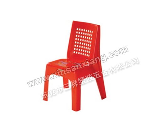 全塑4号靠背椅<br> 凳面(mm)：415×390×625 <br> 高度(mm)：330